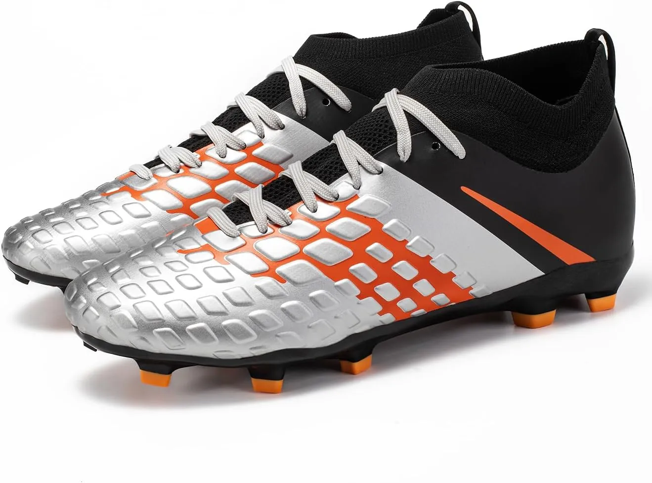 Men's Soccer Shoes, Artificial Turf Training Shoes, Indoor and Outdoor high top, Professional Match Football Shoes