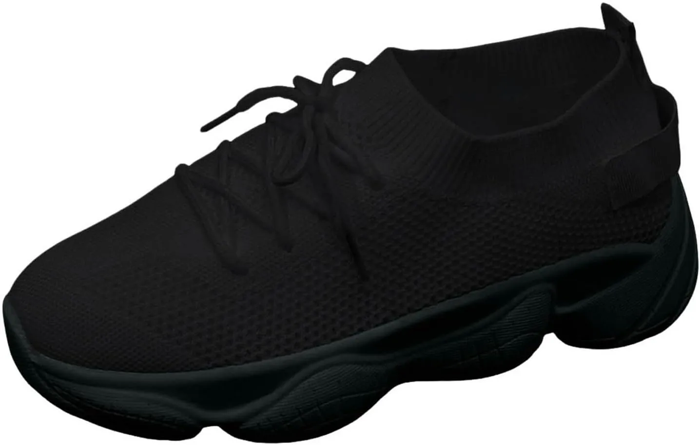 Mesh Slip On Black Non Slip Shoes for Women, Work Shoes & Restaurant Sneakers - Comfortable Gym Workout Work