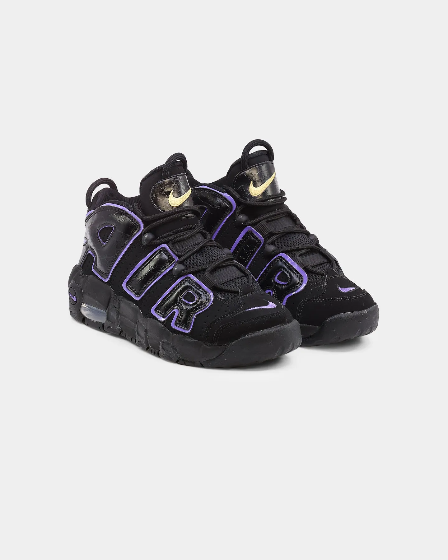 Nike Kid's Air More Uptempo (GS) Black/Action Grape