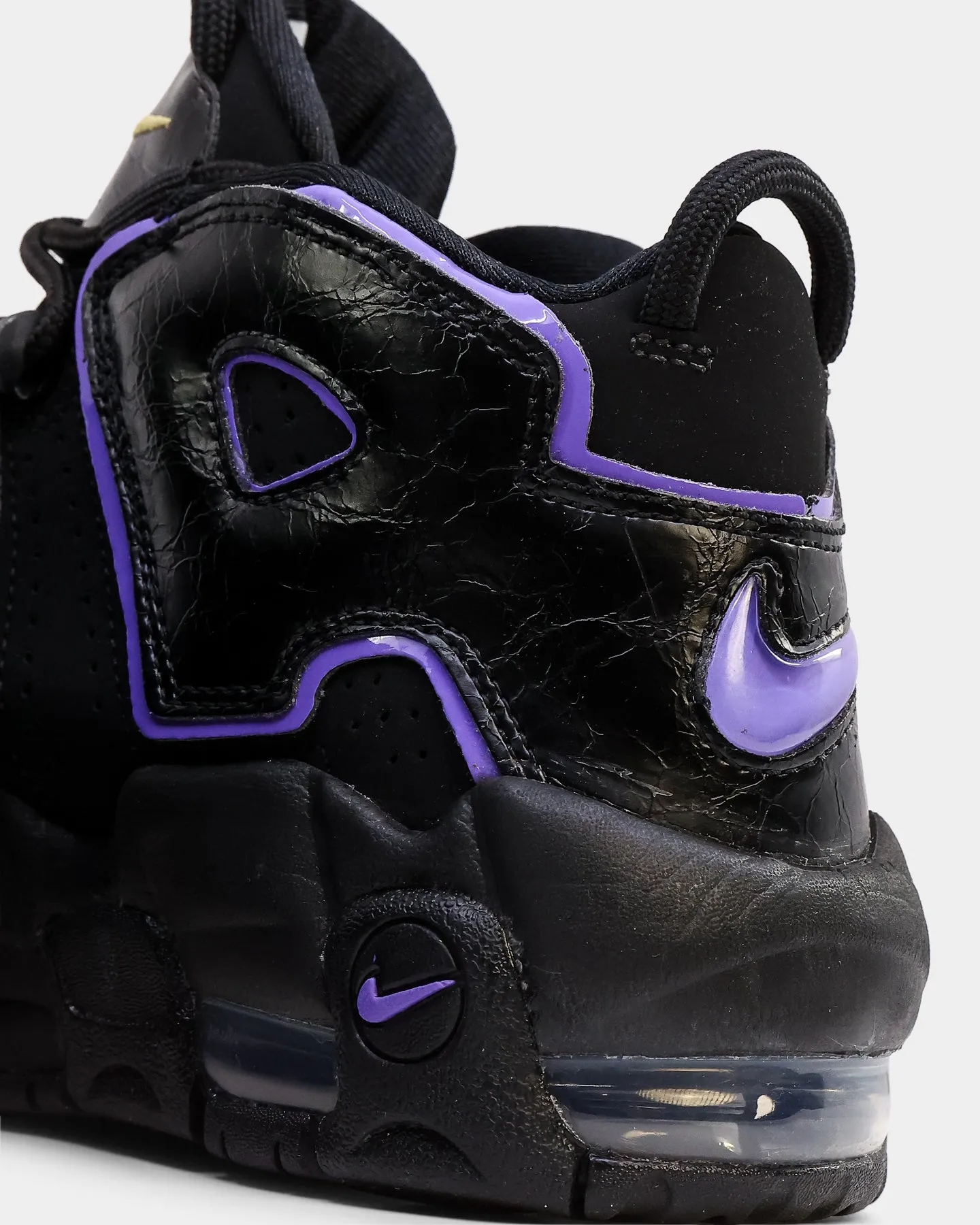 Nike Kid's Air More Uptempo (GS) Black/Action Grape