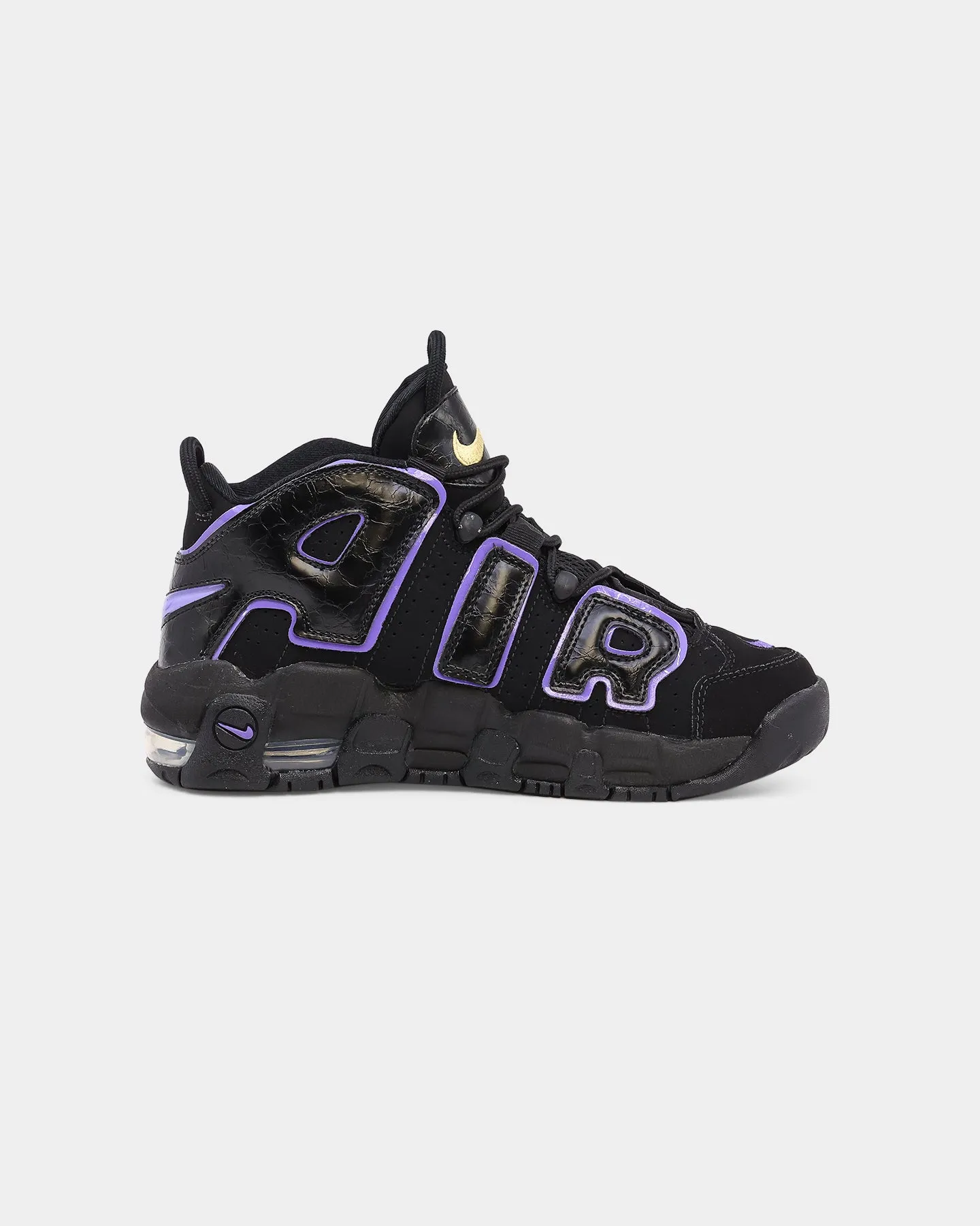 Nike Kid's Air More Uptempo (GS) Black/Action Grape