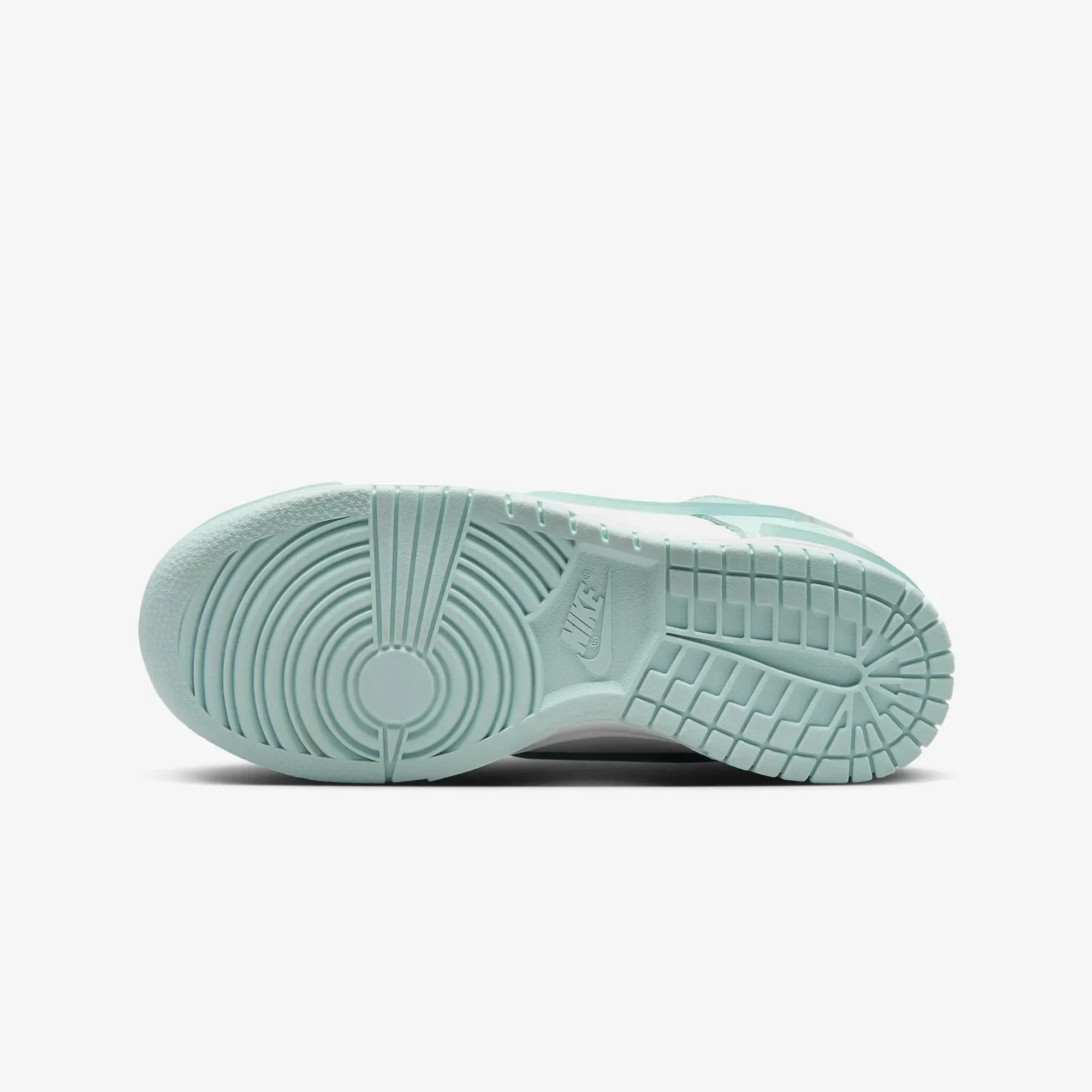 Nike | WMN'S DUNK LOW TWIST  { SUMMIT WHITE/JADE ICE
