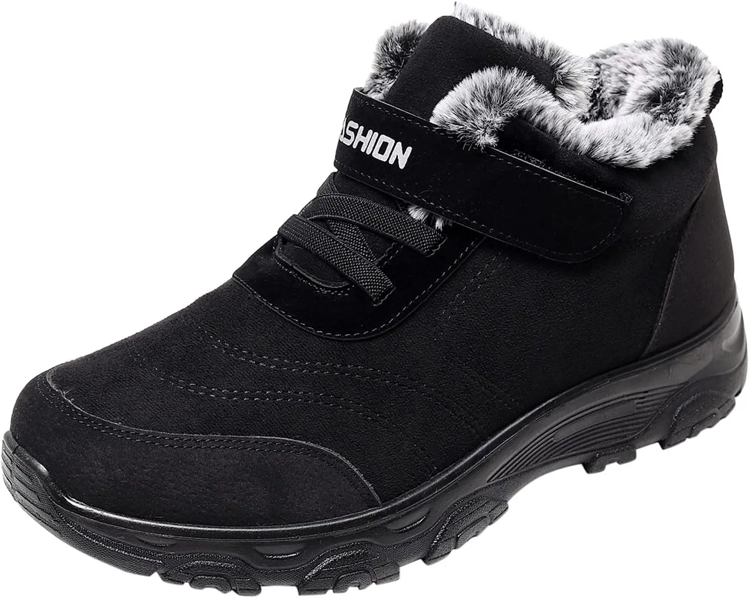 Snow Boots for Men Warm Furry Lined Footwear Waterproof Outdoor Lightweight Winter Boots Non-slip Cold Weather Shoes Hiking Boot Trekking Boots