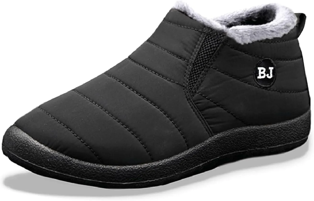 Snow Boots for Women Waterproof Winter Boots Anti-Slip Ankle Booties Slip On Warm Fur Lined Comfortable Womens Sneaker