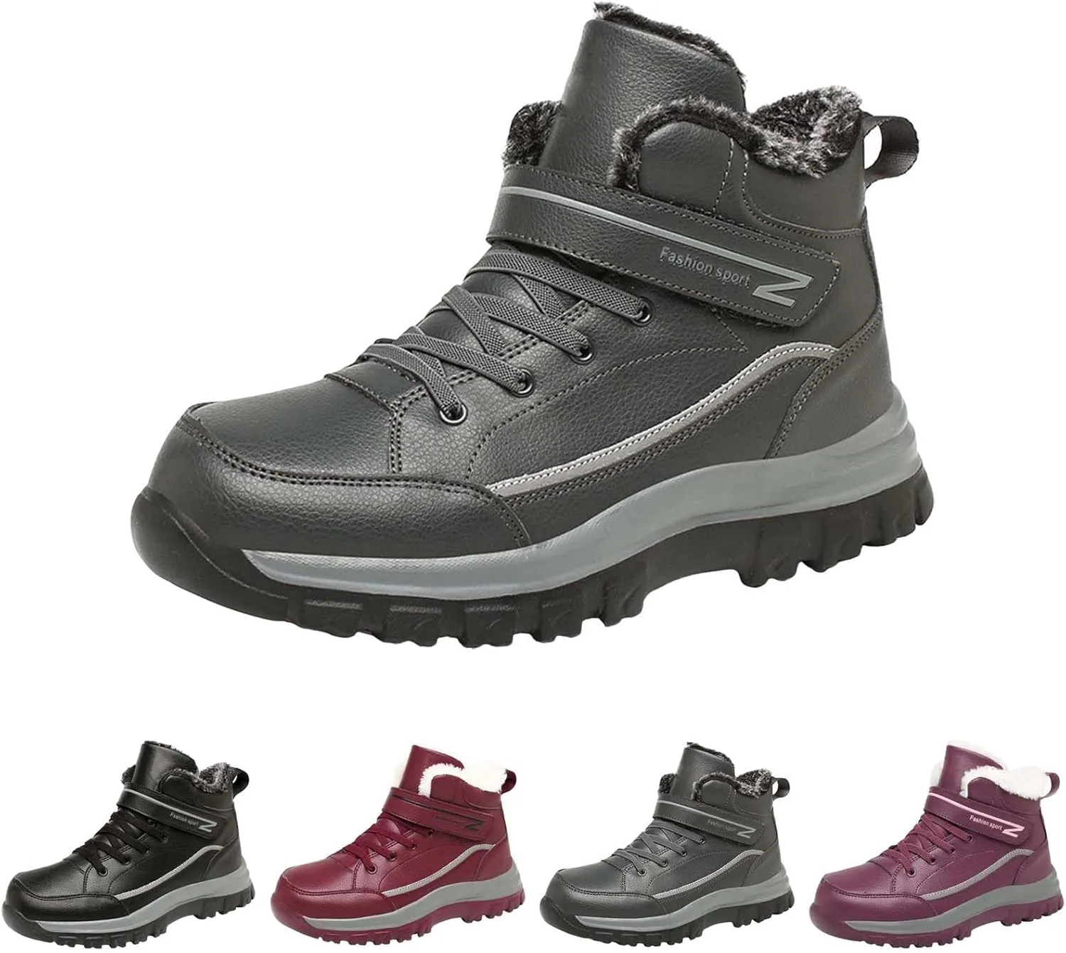 Snow Shoes For Men Cotton Shoes Anti Slip Boots For Women Snow Boots aterproof Womens Winter Hiking Boots
