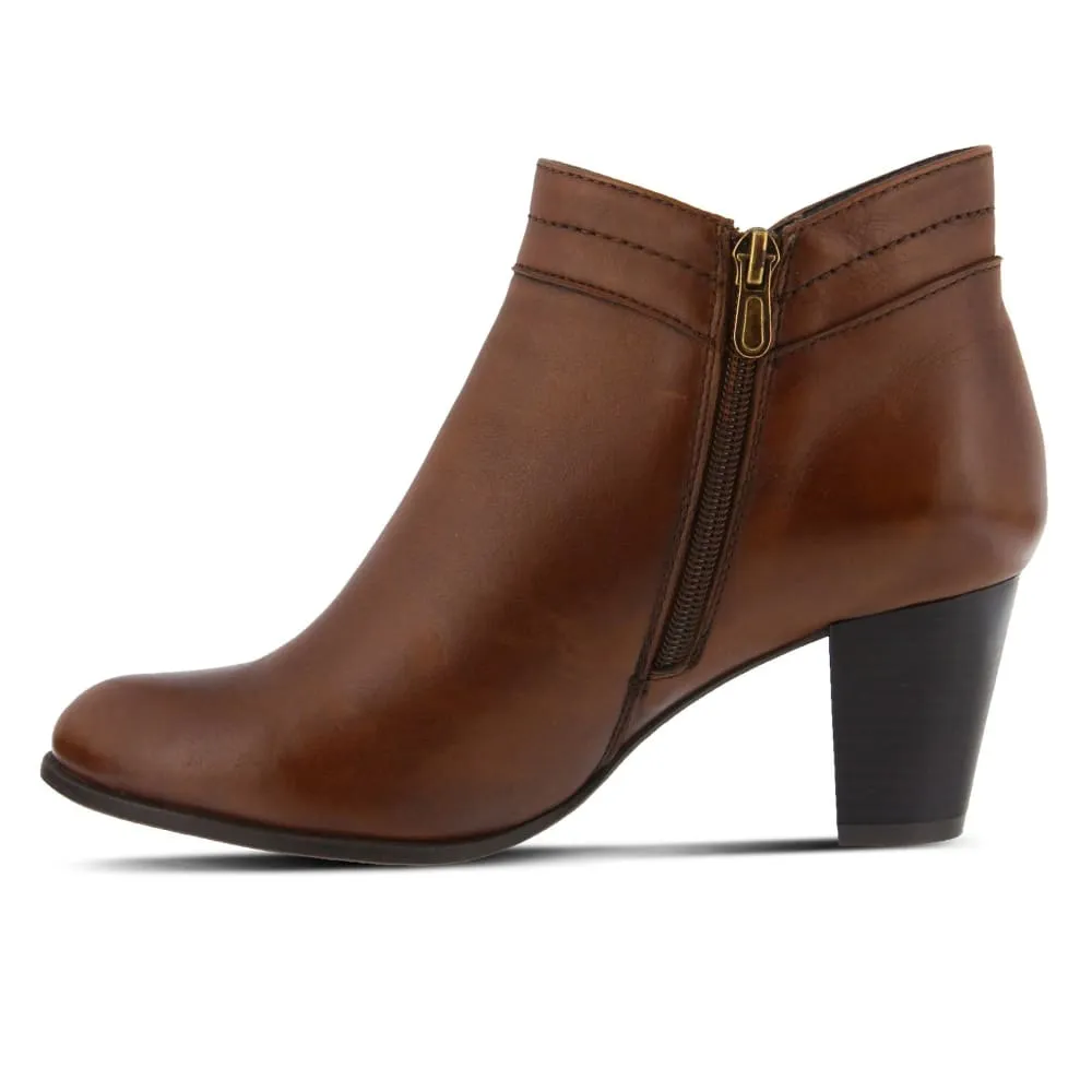 Spring Step Shoes Itilia Women's Elegant and Comfortable Leather Pull-On Booties