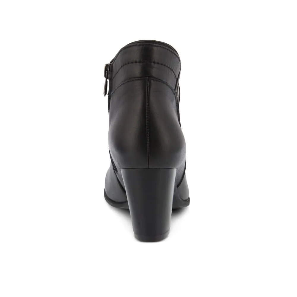 Spring Step Shoes Itilia Women's Elegant and Comfortable Leather Pull-On Booties