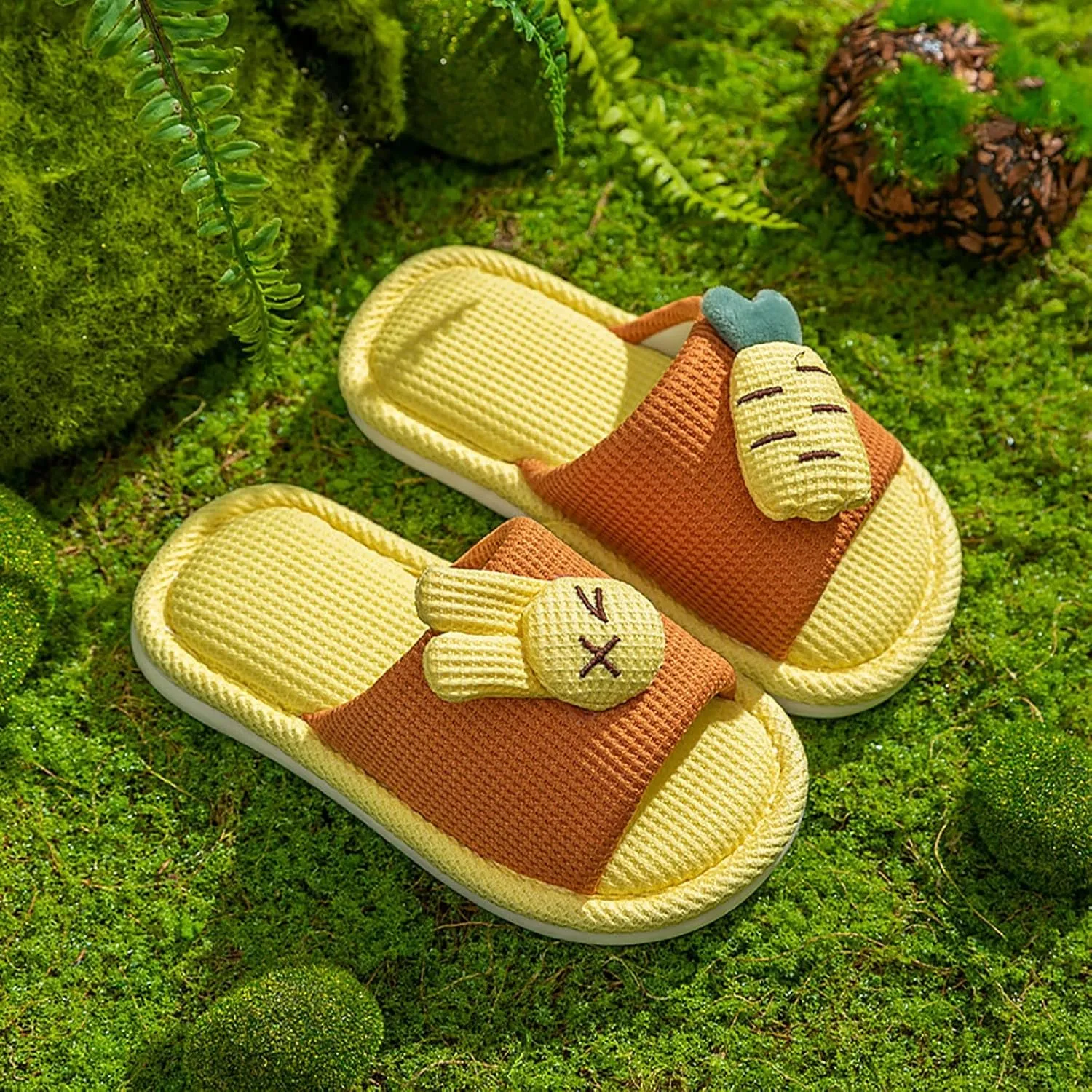 Toddler Boys Girls Cute Slippers Non Slip Slip on Fuzzy Cozy Indoor Outdoor Slippers Fuzzy Bedroom Shoes