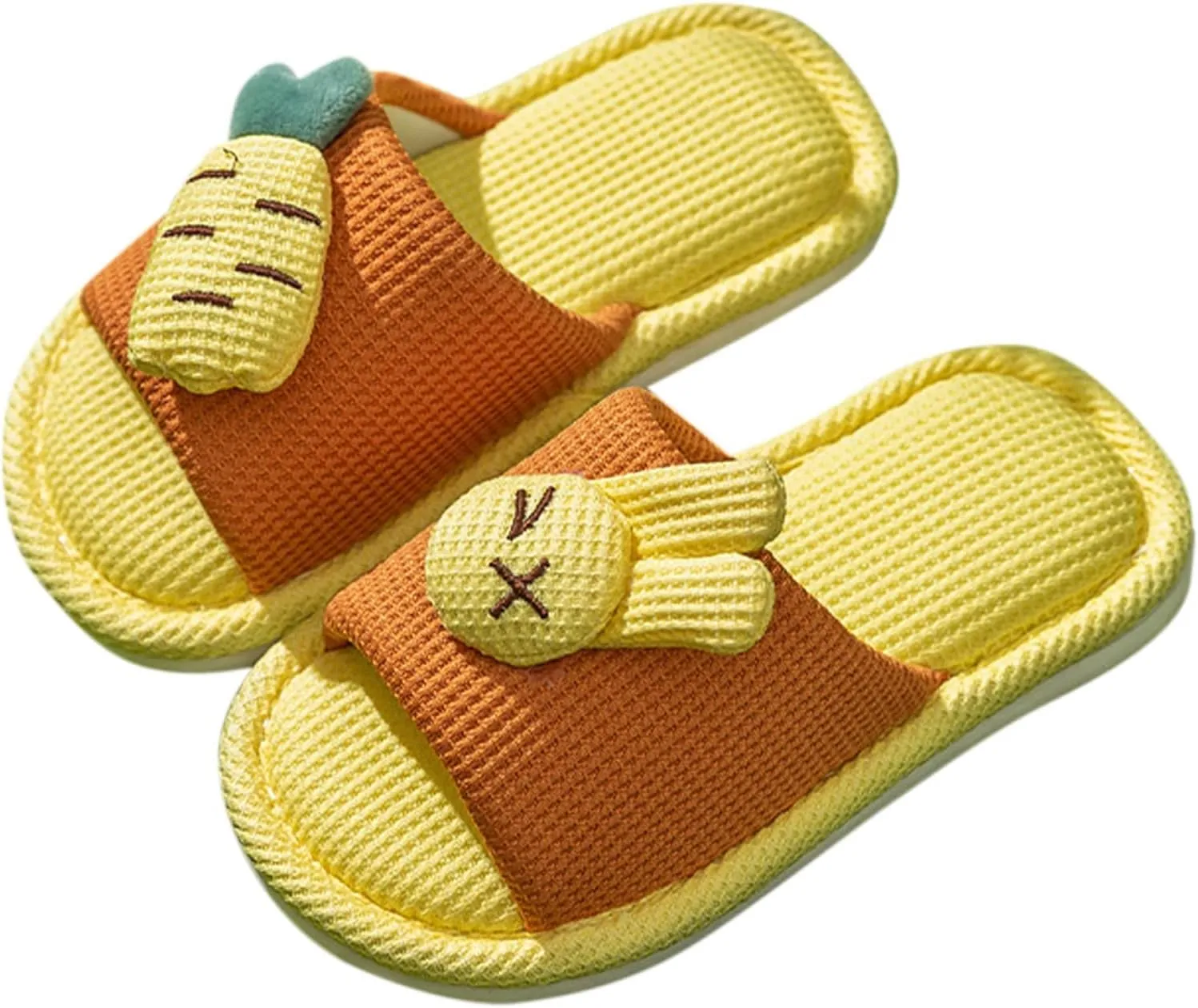 Toddler Boys Girls Cute Slippers Non Slip Slip on Fuzzy Cozy Indoor Outdoor Slippers Fuzzy Bedroom Shoes