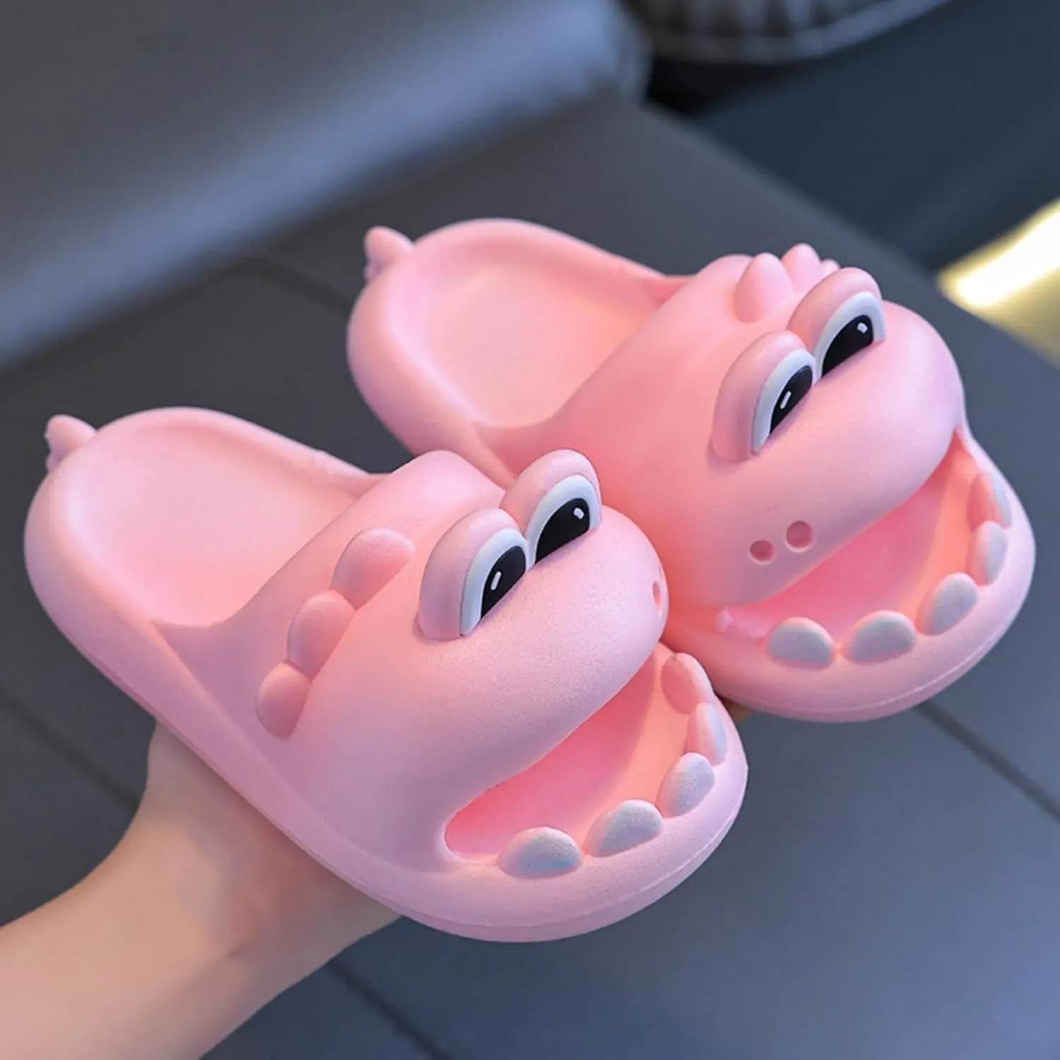 Toddler Boys Slides Sandals Dinosaur Foam Summer Slipper Shoes Baby Infant Cute Non Slip Pool Beach Water Sandals Soft