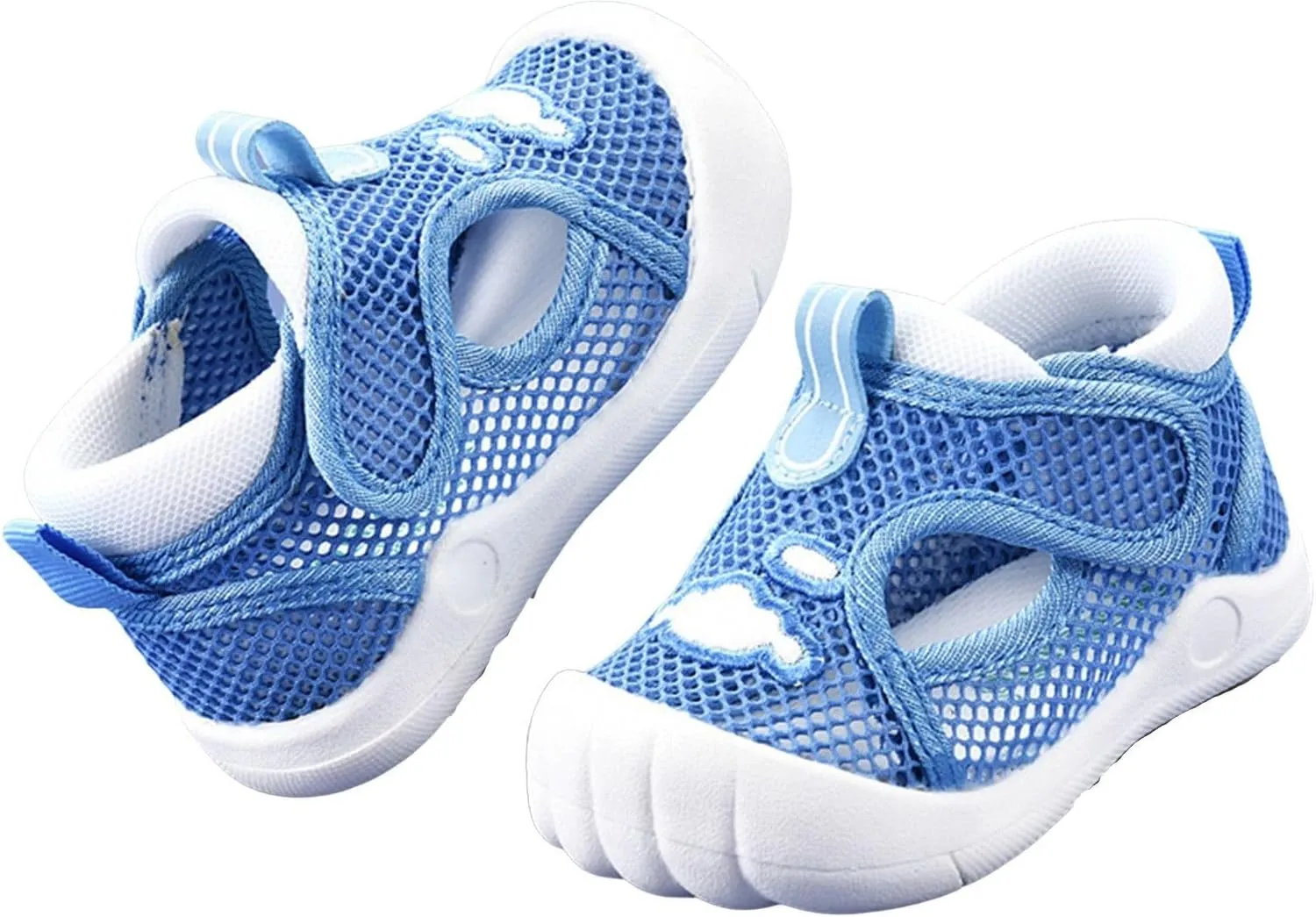 Toddler Girls Mesh Sandals Foam Soft Sole Hook And Loops Ankle Shoes Summer Casual Cute Funny Trendy Sneaker For Kids