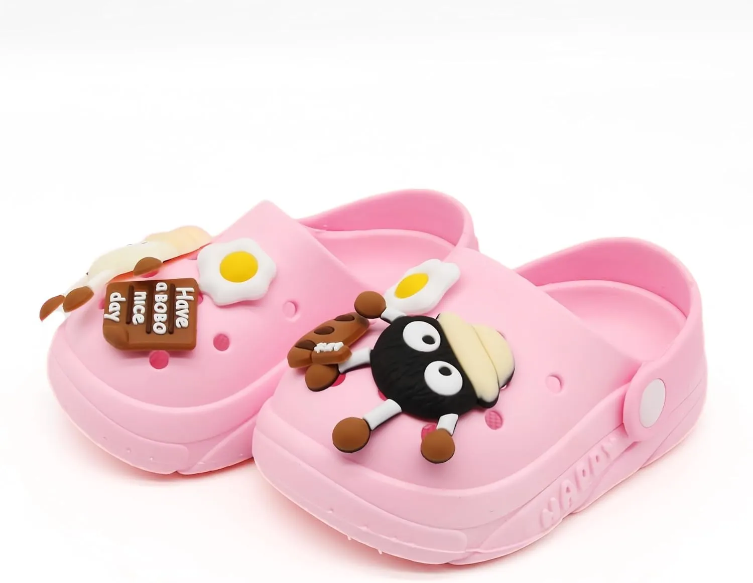 Toddler Shoes Clogs Slide Sandals for 0-8yrs Kids Unisex for Girls and Boys Garden Shoes Cartoon Slides Slip-Resistance Sandals Beach Pool Slippers