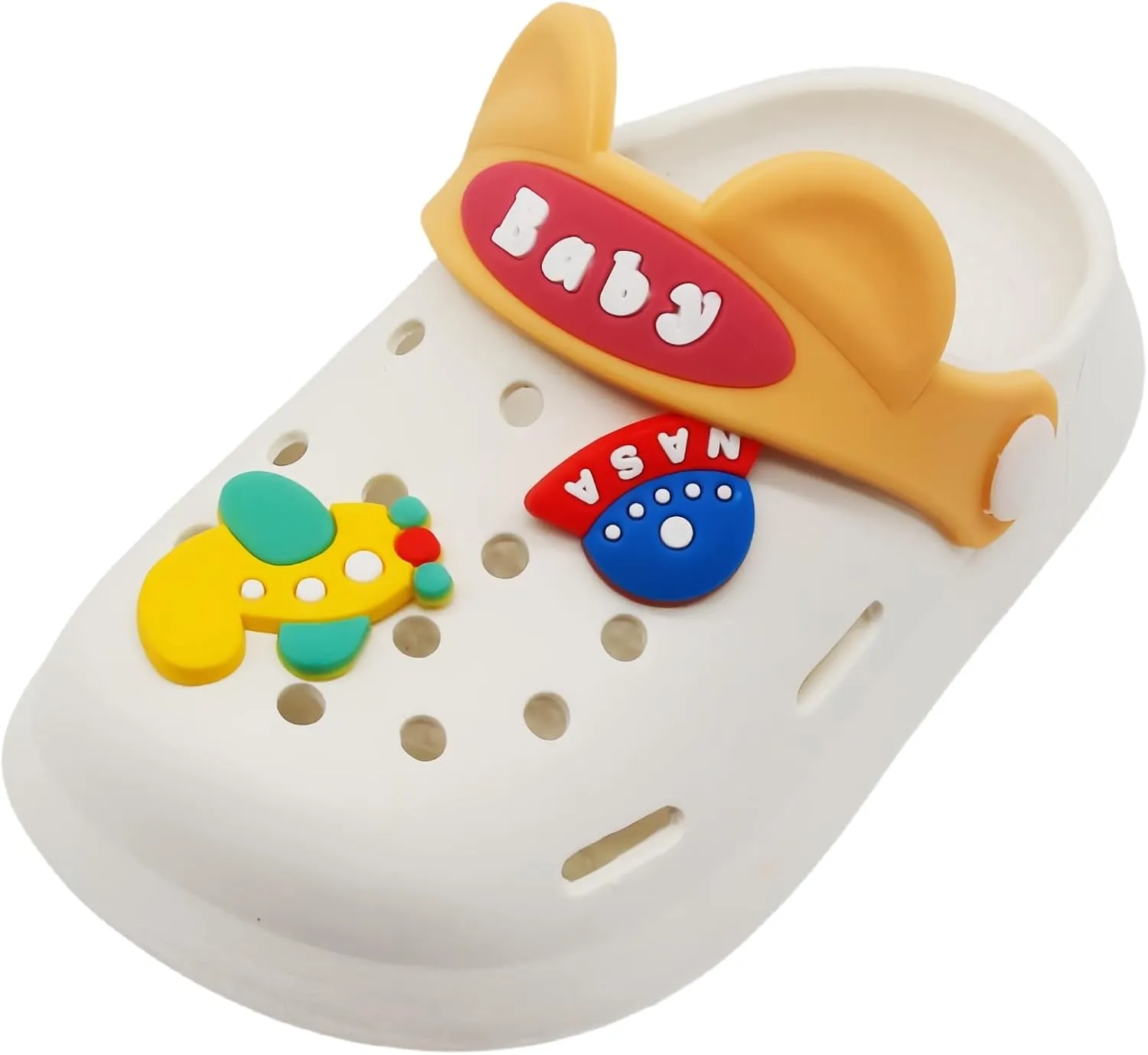 Toddler Shoes Clogs Slide Sandals for 0-8yrs Kids Unisex for Girls and Boys Garden Shoes Cartoon Slides Slip-Resistance Sandals Beach Pool Slippers