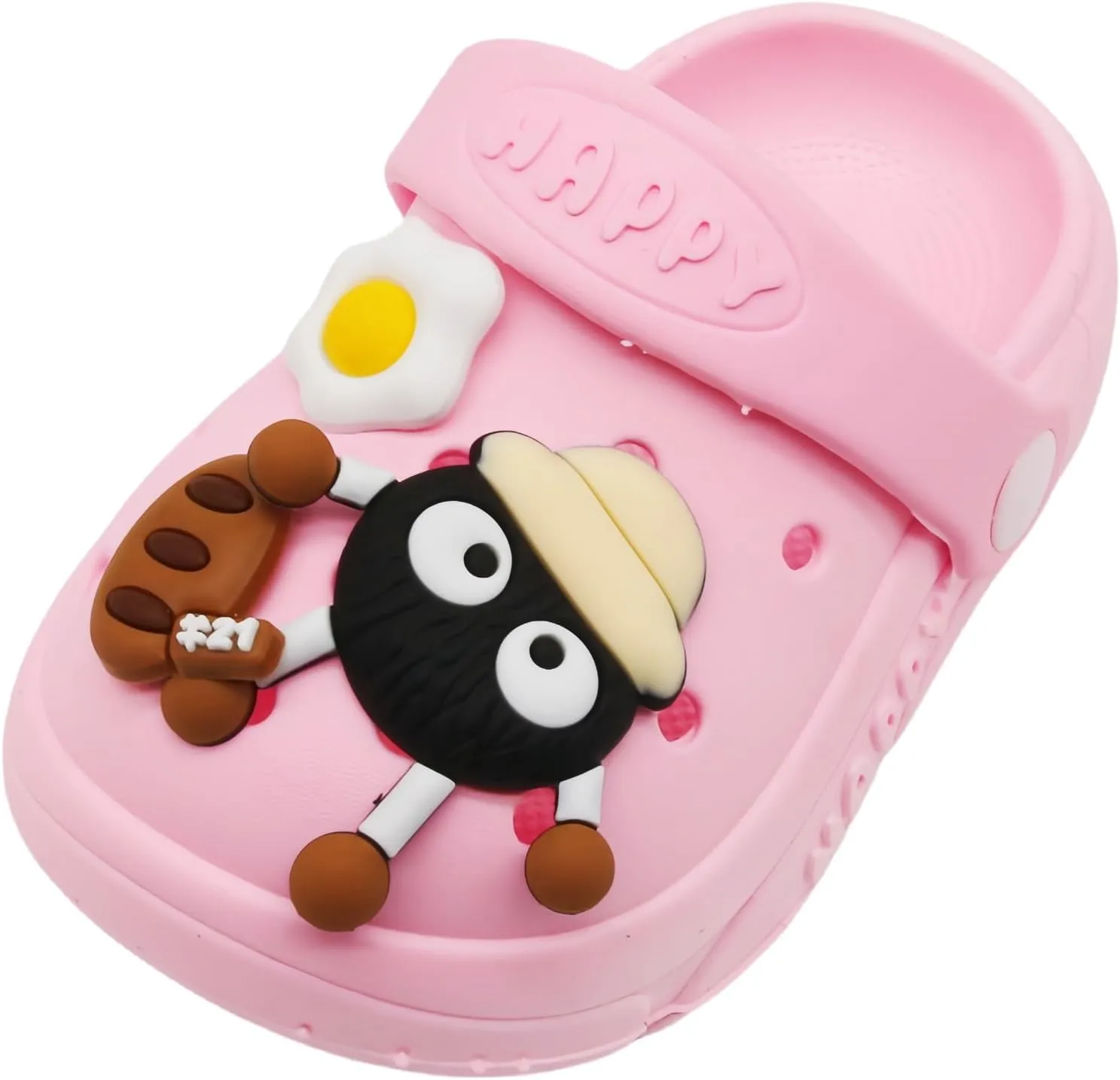 Toddler Shoes Clogs Slide Sandals for 0-8yrs Kids Unisex for Girls and Boys Garden Shoes Cartoon Slides Slip-Resistance Sandals Beach Pool Slippers