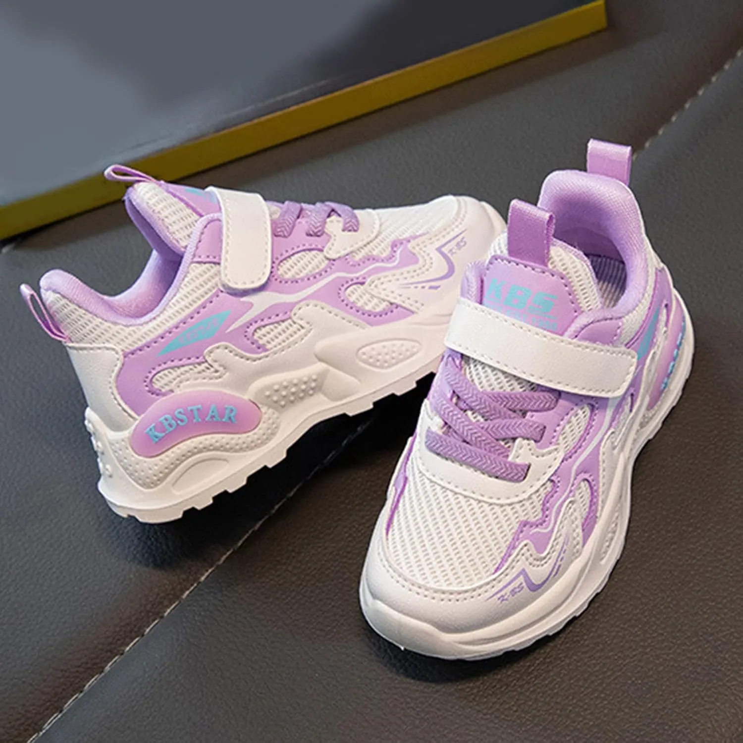 Toddler Shoes Girls Boys Non Slip Athletic Sneaker Lightweight Mesh Breathable Kids Slip on Tennis Shoes