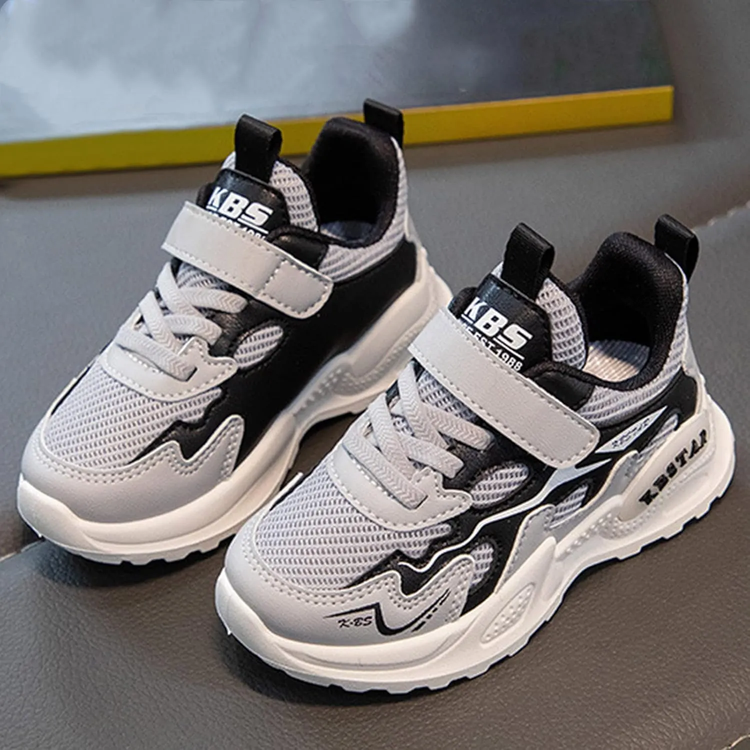 Toddler Shoes Girls Boys Non Slip Athletic Sneaker Lightweight Mesh Breathable Kids Slip on Tennis Shoes