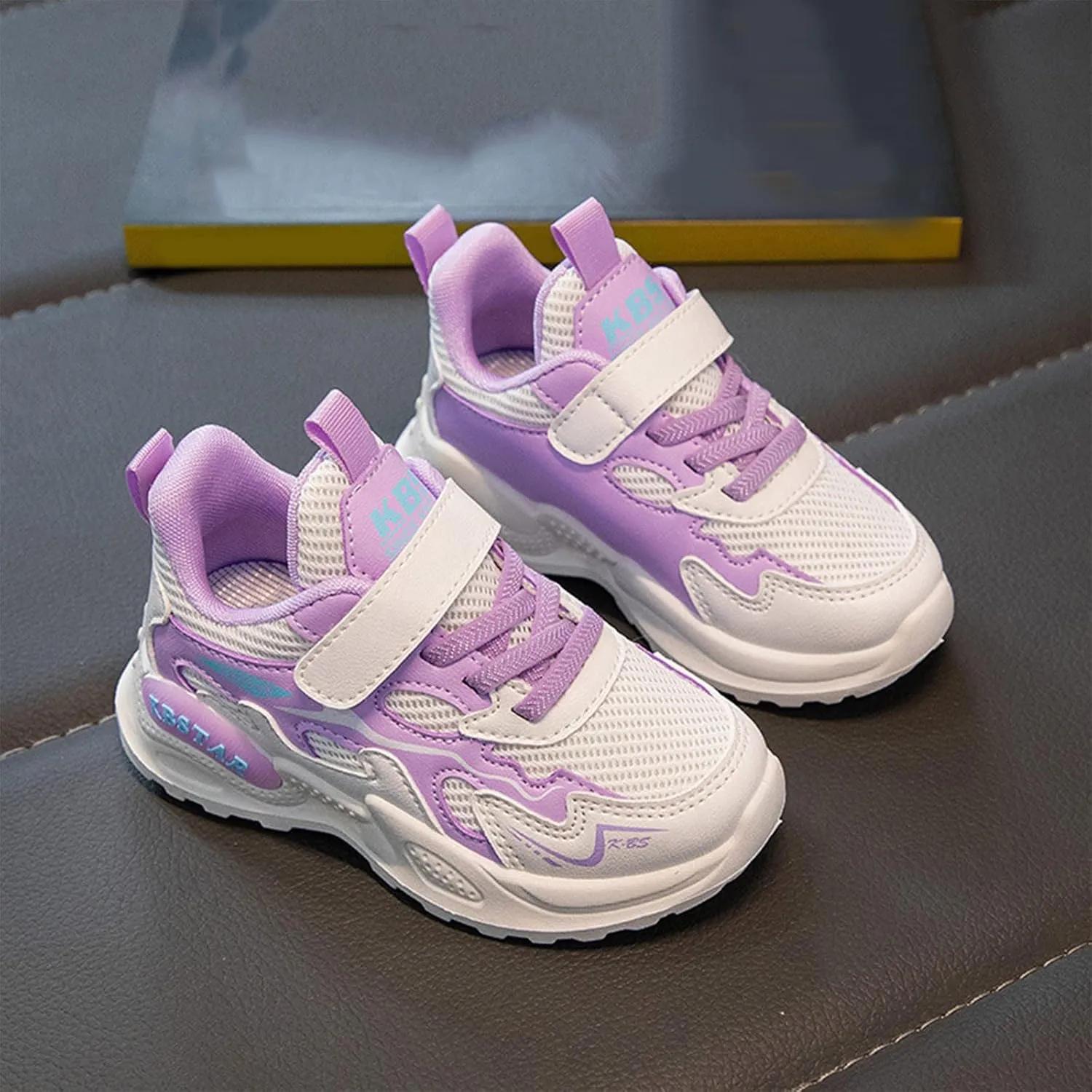 Toddler Shoes Girls Boys Non Slip Athletic Sneaker Lightweight Mesh Breathable Kids Slip on Tennis Shoes
