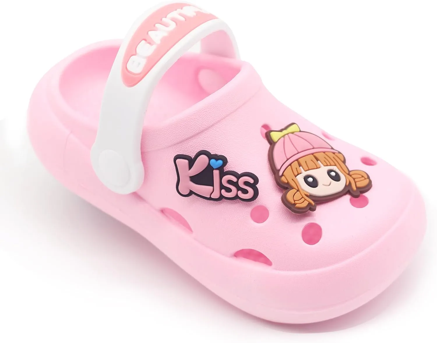 Toddler Shoes Little Kid Clogs Slide Sandals for 0-8yrs Kids Unisex Girls Shoes and Boys Shoes Garden Shoes Cartoon Slides Slip-Resistance Sandals Beach Slippers