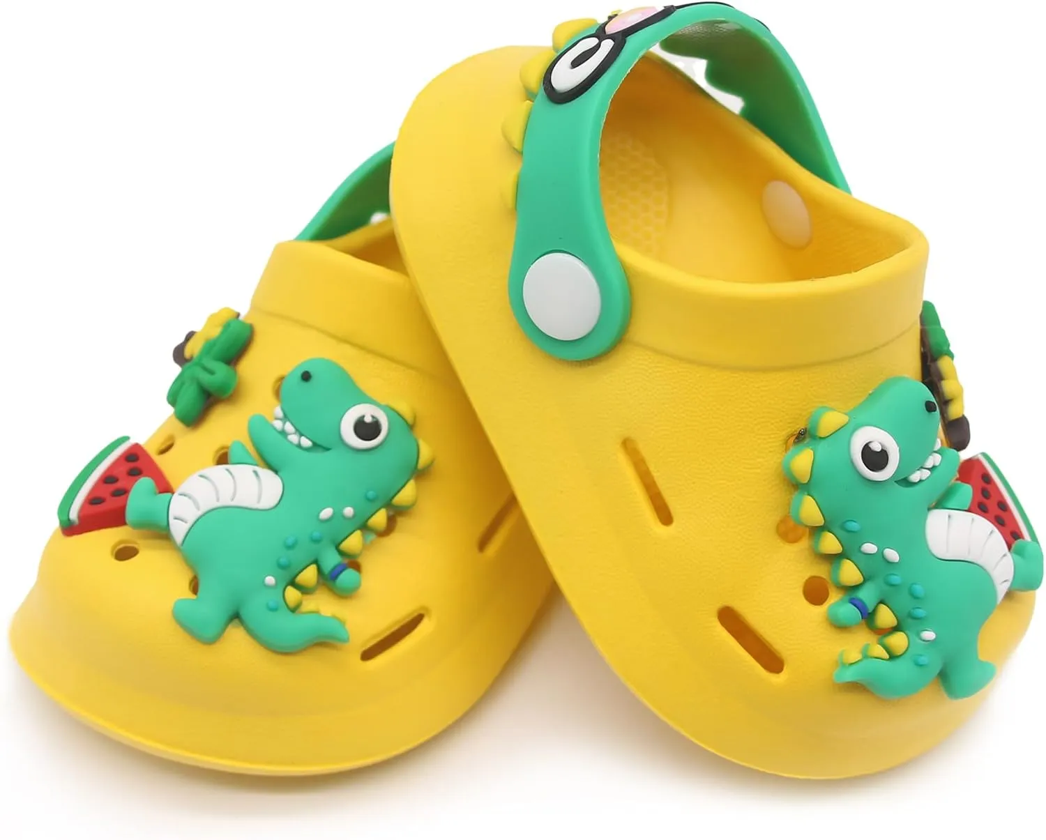 Toddler Shoes Little Kid Clogs Slide Sandals for 0-8yrs Kids Unisex Girls Shoes and Boys Shoes Garden Shoes Cartoon Slides Slip-Resistance Sandals Beach Slippers