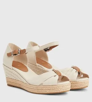 TOMMY HILFIGER OPEN TOE WEDGE