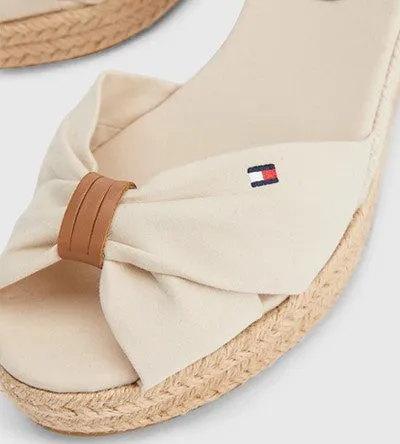TOMMY HILFIGER OPEN TOE WEDGE
