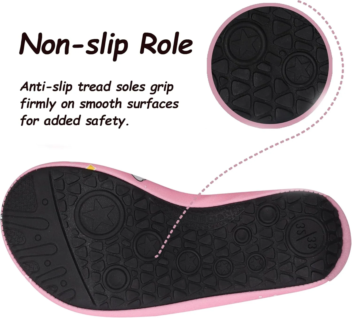 Water Shoes for Kids,Swim Shoes Boys Color Changing Cartoon,Girls Beach Shoes,Toddler Aqua Socks Zapato de Agua para Nios
