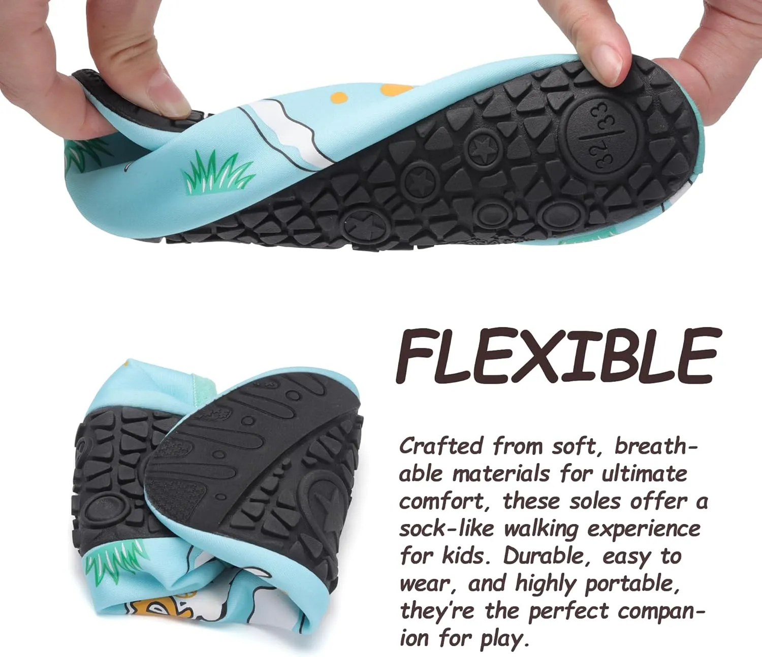 Water Shoes for Kids,Swim Shoes Boys Color Changing Cartoon,Girls Beach Shoes,Toddler Aqua Socks Zapato de Agua para Nios