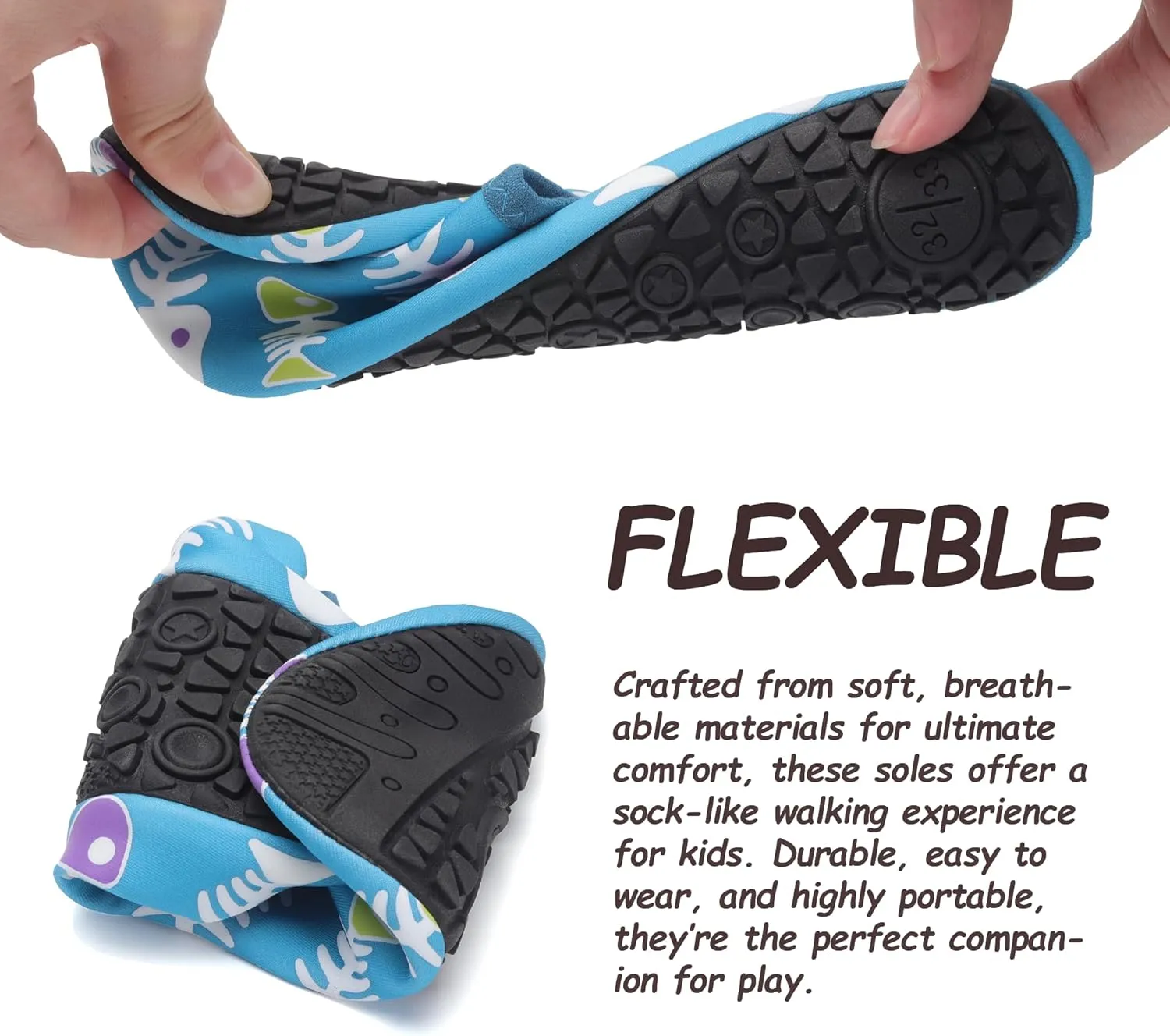 Water Shoes for Kids,Swim Shoes Boys Color Changing Cartoon,Girls Beach Shoes,Toddler Aqua Socks Zapato de Agua para Nios