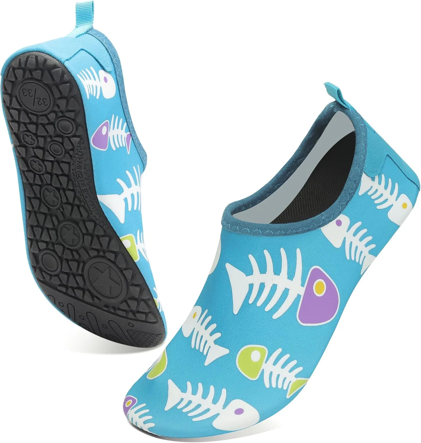 Water Shoes for Kids,Swim Shoes Boys Color Changing Cartoon,Girls Beach Shoes,Toddler Aqua Socks Zapato de Agua para Nios