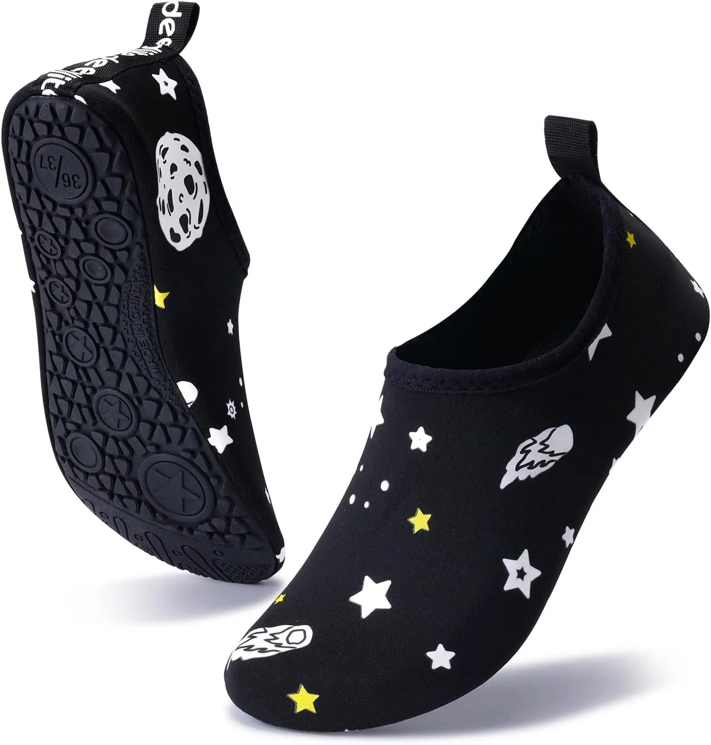 Water Shoes for Kids,Swim Shoes Boys Color Changing Cartoon,Girls Beach Shoes,Toddler Aqua Socks Zapato de Agua para Nios