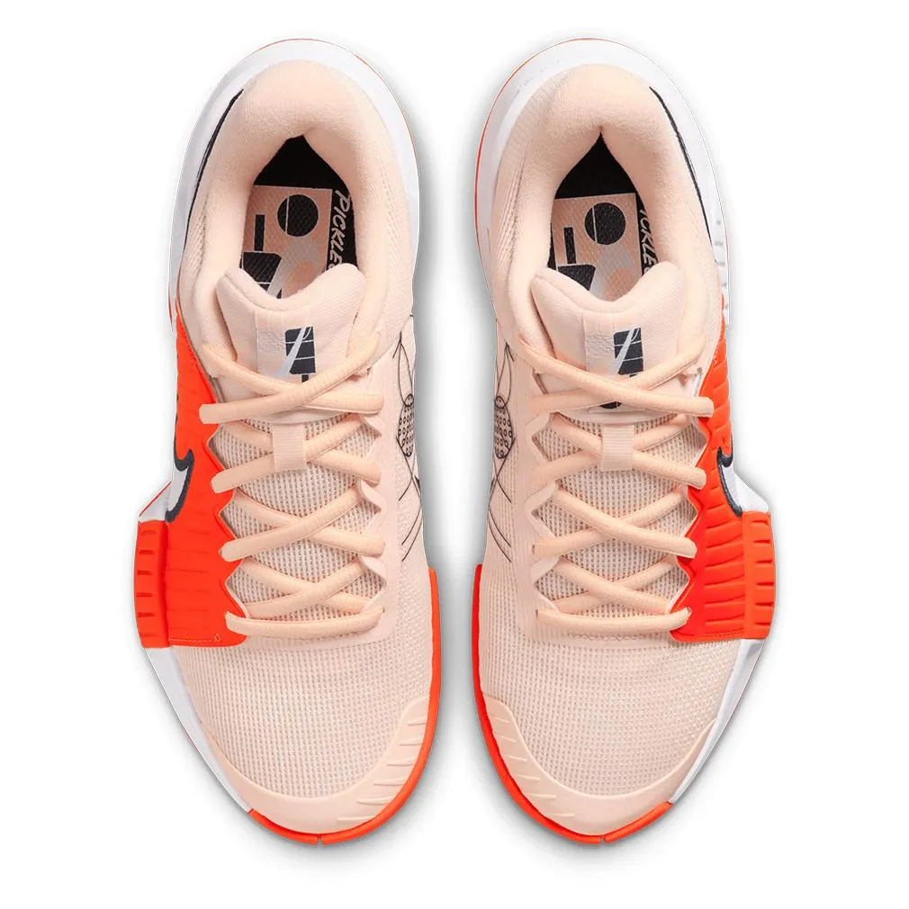 Women's GP Pickleball Pro Shoes Crimson Tint and White