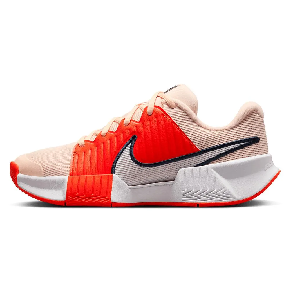 Women's GP Pickleball Pro Shoes Crimson Tint and White