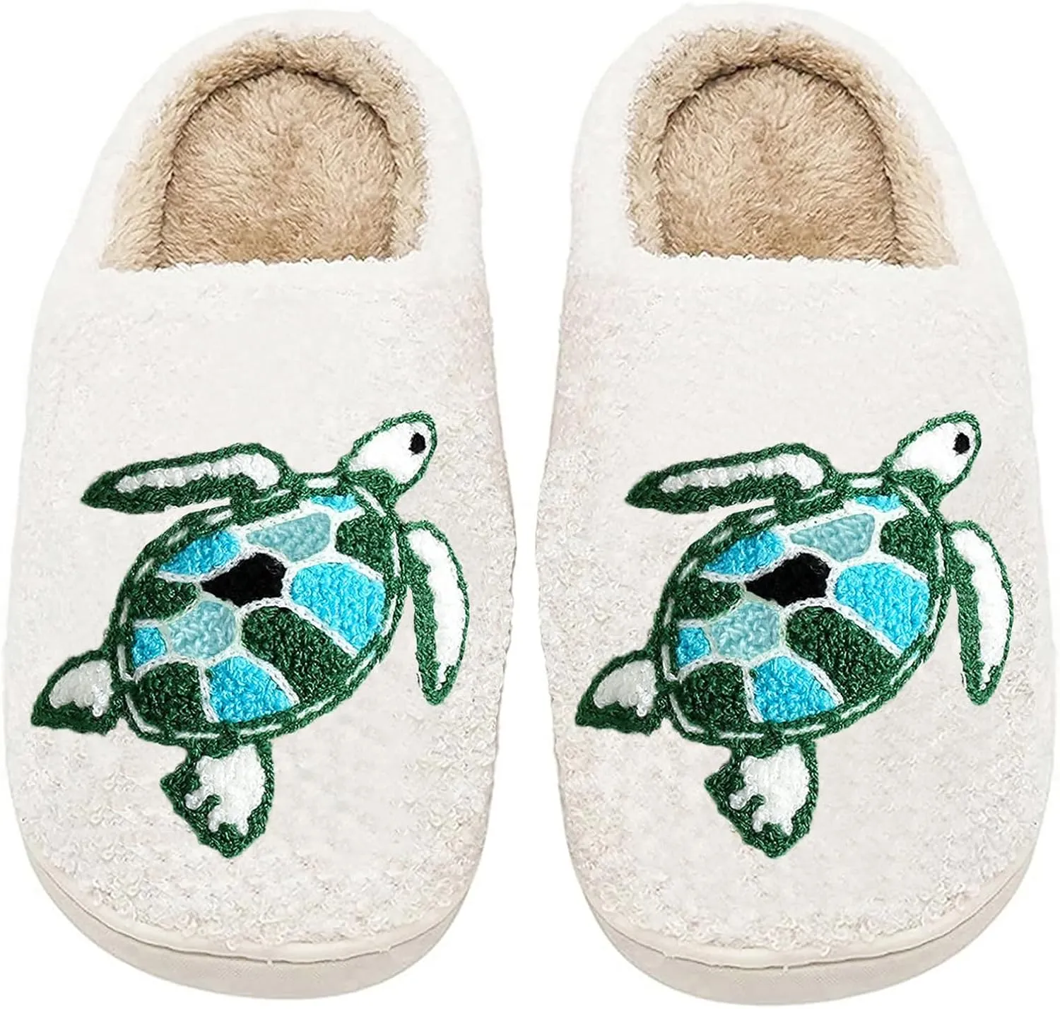Women's Men's Cute Frog Slippers Fuzzy Memory Foam Kawaii Cartoon Animal Slippers Winter Warm Fluffy Shoes