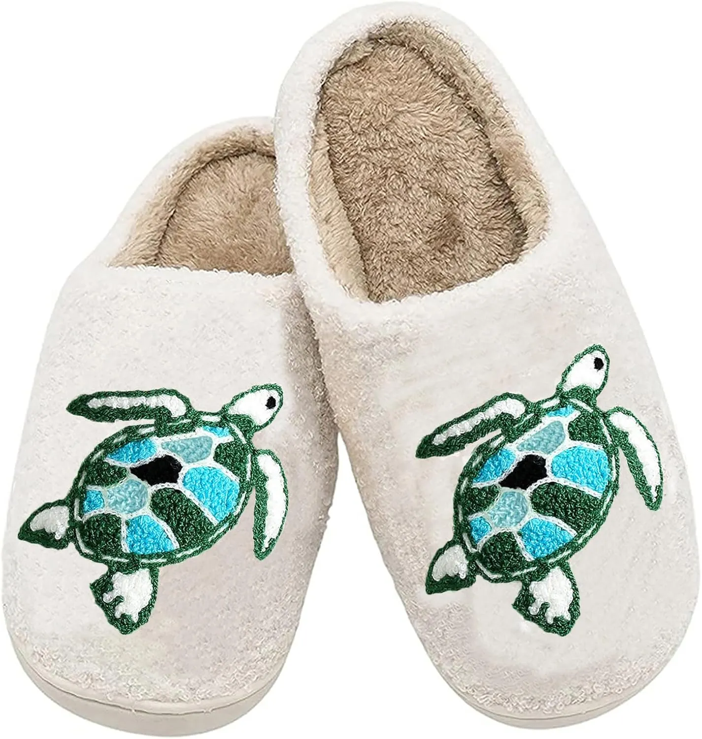 Women's Men's Cute Frog Slippers Fuzzy Memory Foam Kawaii Cartoon Animal Slippers Winter Warm Fluffy Shoes