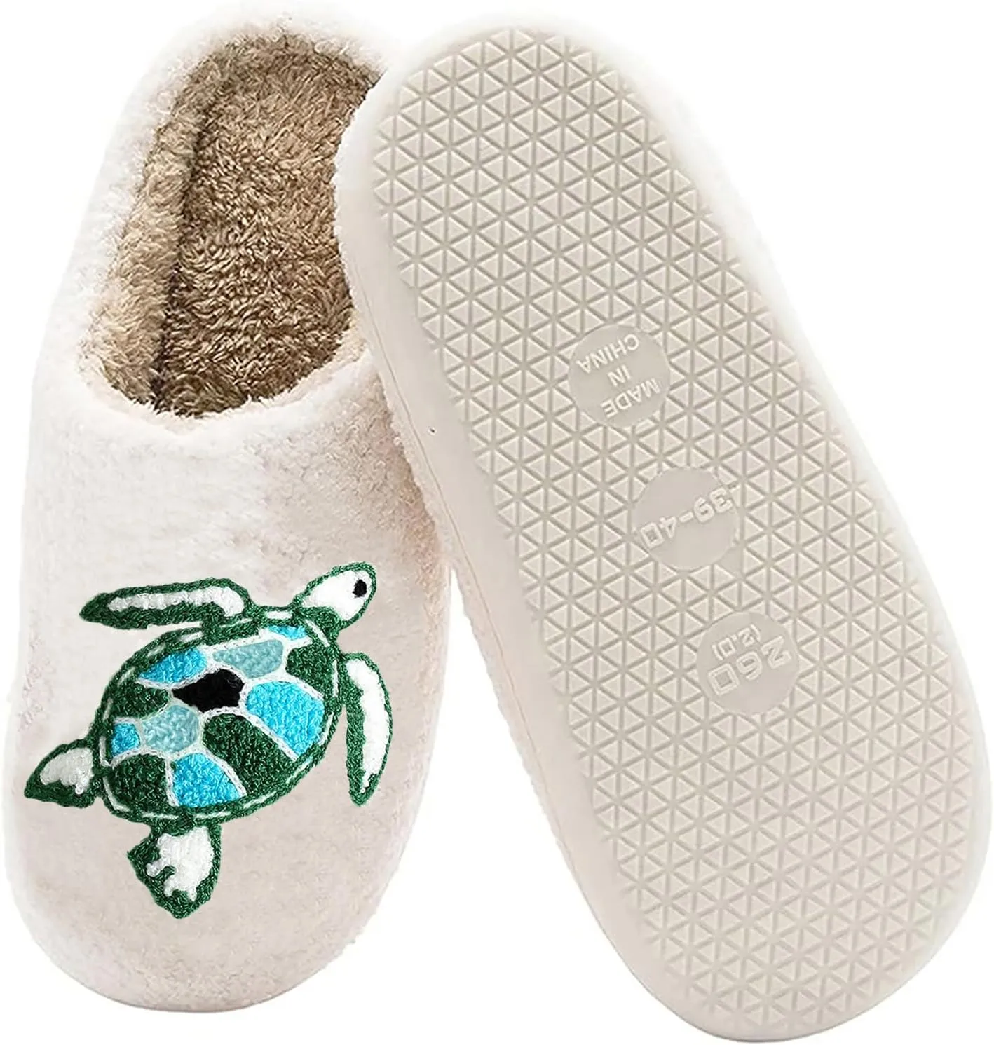 Women's Men's Cute Frog Slippers Fuzzy Memory Foam Kawaii Cartoon Animal Slippers Winter Warm Fluffy Shoes