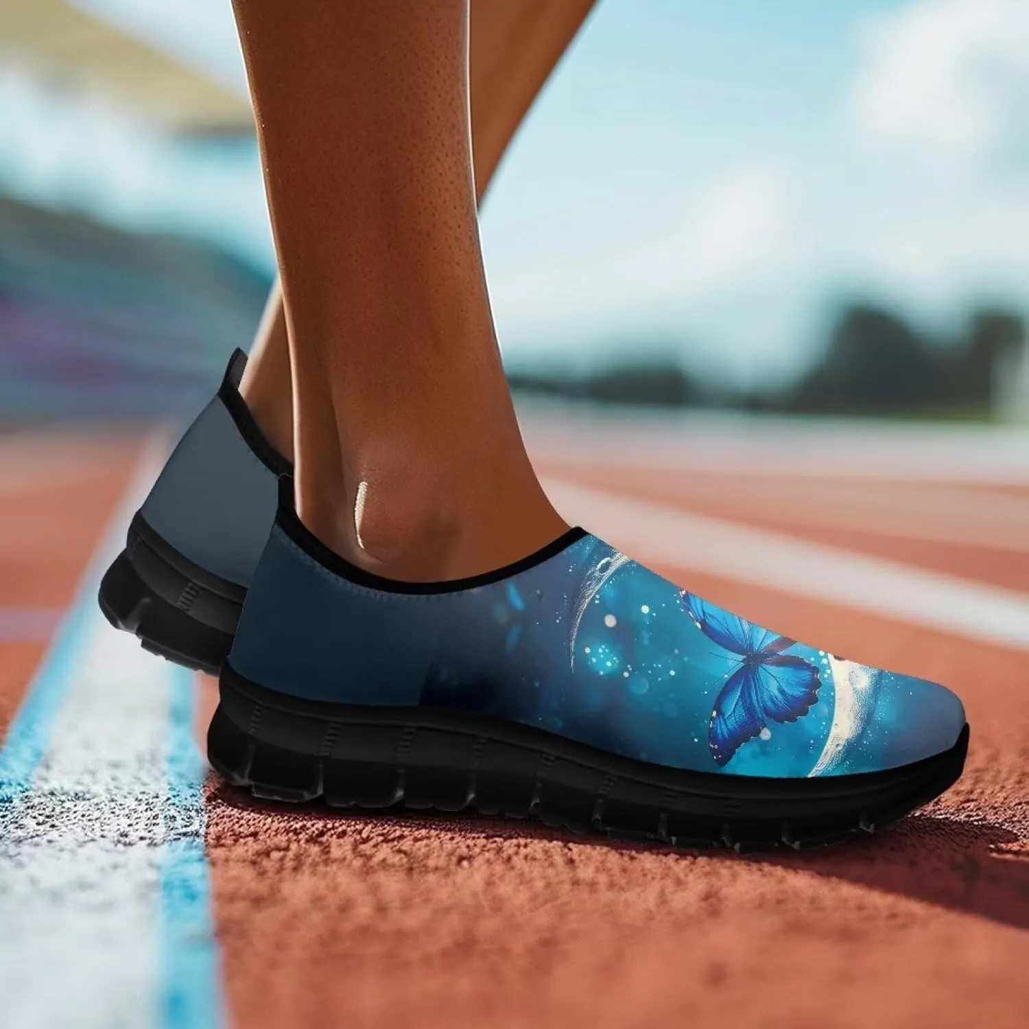 Women's Sneakers Breathable Lightweight Non Slip Walking Running Shoes Indoor Outdoor Gym Sneakers