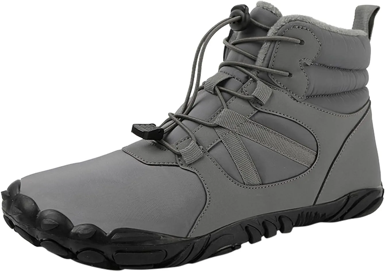 Women's Snow Boots Waterproof Furry Lined Warm Winter Boots Non-Slip Rubber Ankle Booties Comfortable Slip on Ladies Lightweight Hiking Shoes
