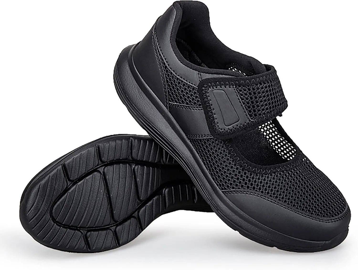 Women's Soft Orthopedic Shoes Breathable Woven Go Walking Slip On Foam Shoes Arch Support Hands Walking Casual Shoes