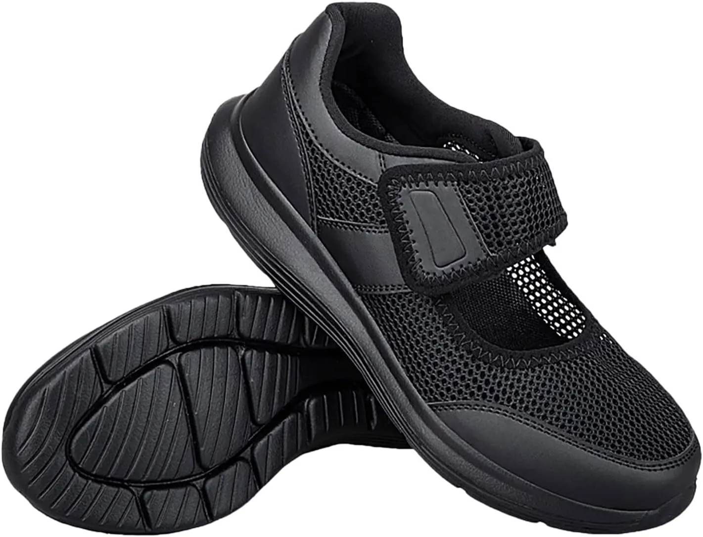Women's Soft Orthopedic Shoes Breathable Woven Go Walking Slip On Foam Shoes Arch Support Hands Walking Casual Shoes