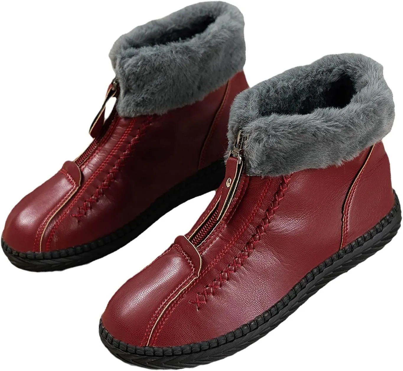 Womens Tall Snow Boots Waterproof Insulated Women's Duck Boots Waterproof Black Extra Wide Snow Boots for Women Womens Black Winter Boots Size 7 Botas Nieve Largas